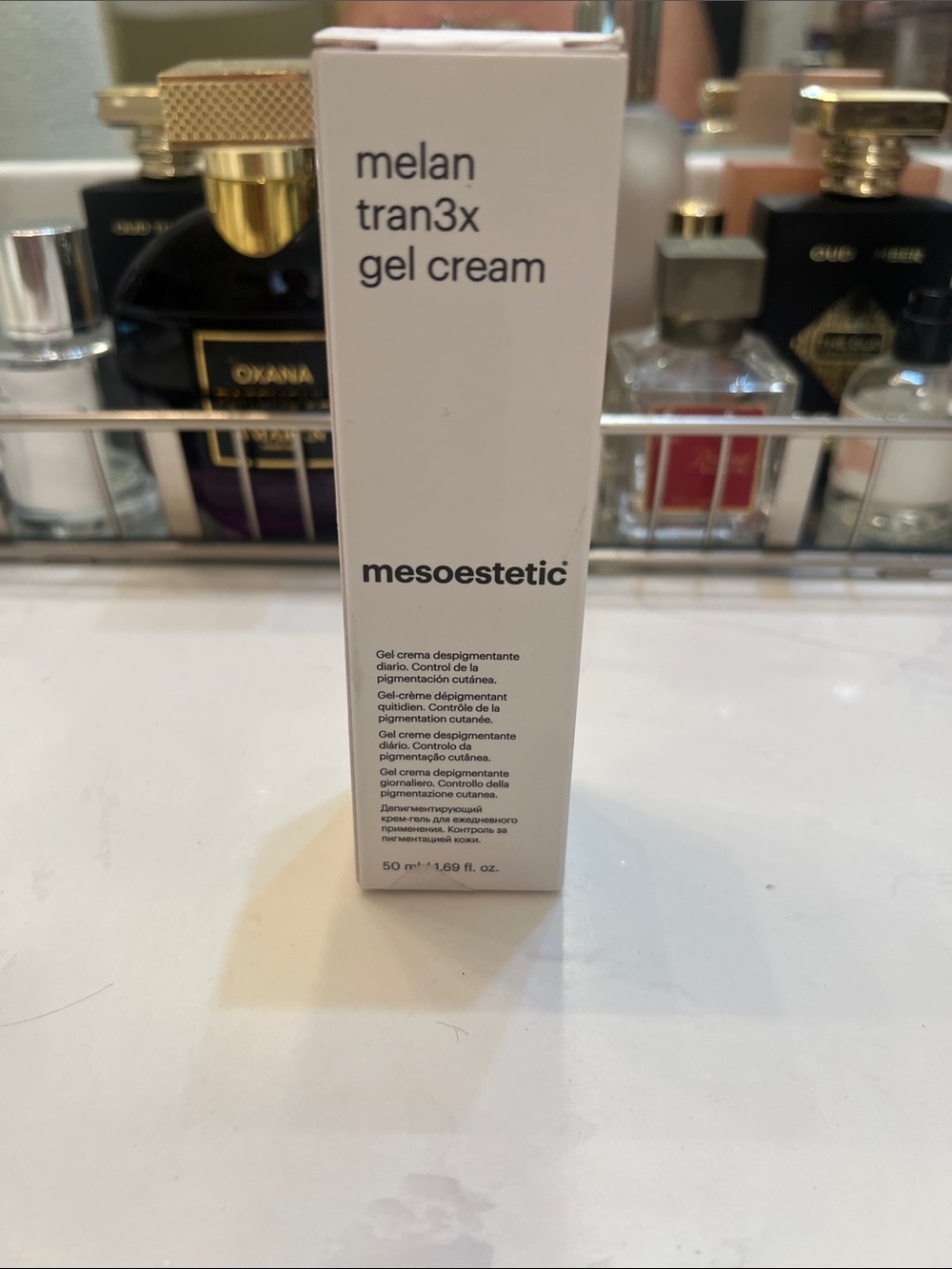 Mesoestetic Melan Tran3x Gel Cream ✨ Melan Tran3x Gel Cream – White